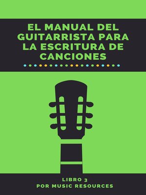 cover image of El Manual del Guitarrista para la Escritura de Canciones